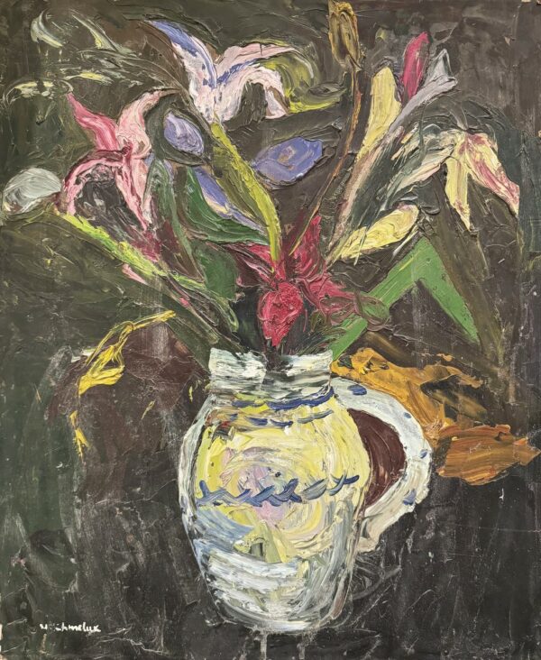 Vassili KHMELIUK (UKRAINIAN 1903-1986)  Bouquet de fleurs.