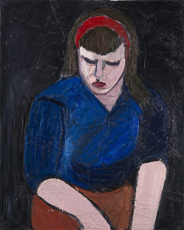 Catherine ZOUBTCHENKO [franco-russe] (Née en 1937)  Portrait,1963