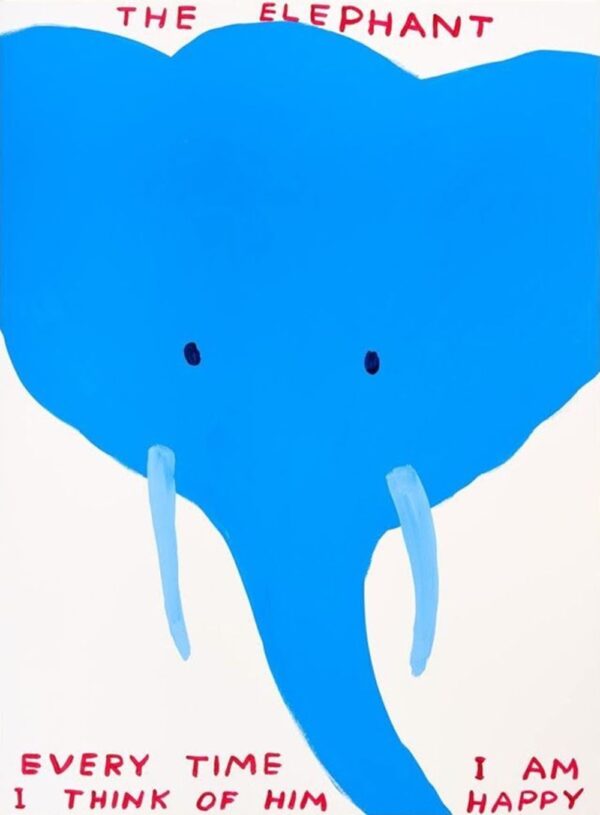 DAVID SHRIGLEY (NE EN 1966)   The elephant, 2022.