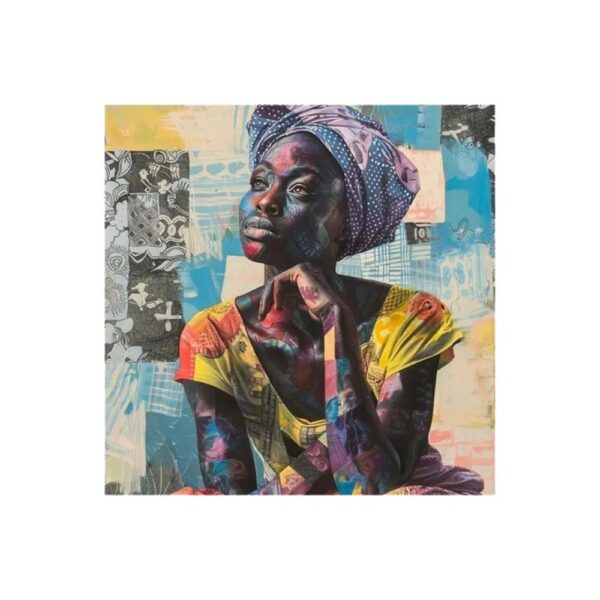 Babacar SOW (Né en 1990)  Feminine Reflection.2024.