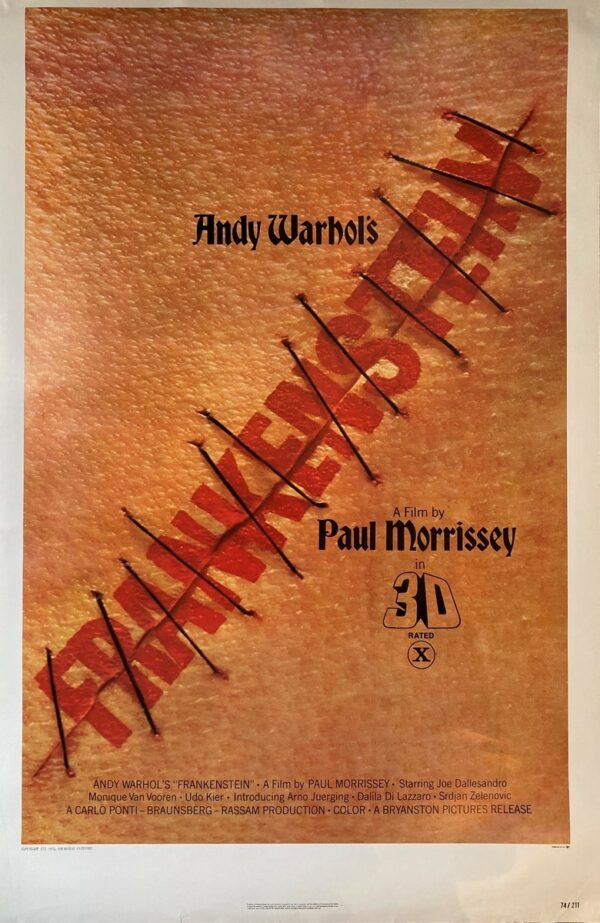 Andy WARHOL (1928-1987), D'après  Affiche pour le film Andy Warhol’s Frankenstein par Paul Morrissey ,1974 – Image 3