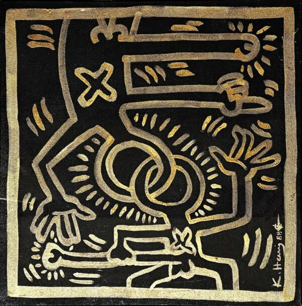 Keith HARING (1958-1990), D’Après.  Sans titre,1988.