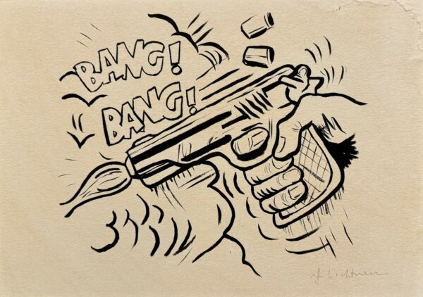 Roy LICHTENSTEIN (1923-1997), D’Après.  Bang ! Bang!