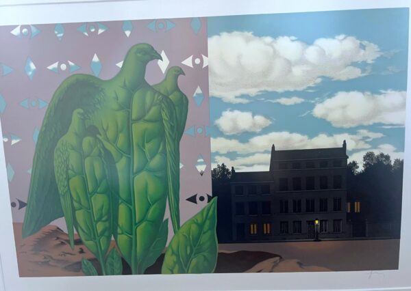 René MAGRITTE (1898-1967), D’Après.  Les Grands Oiseaux sont ceux de l’Ile au Trésor,1968. – Image 2