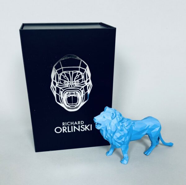 Richard ORLINSKI (Né en 1967)  Lion (Blue Edition). – Image 2