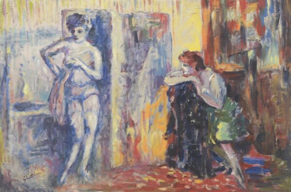 Nicolas GLOUTCHENKO (1902-1977), Attribué à.  La toilette.