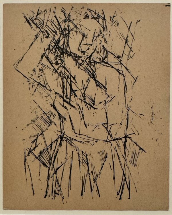 Mikhail LARIONOV (1881-1964), D’Après.  Ensemble de 9 gravures sur papier. – Image 5