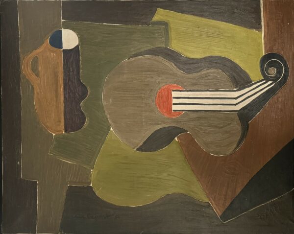 Martine DROIXHE (Né en 1954)  Composition abstraite,1990